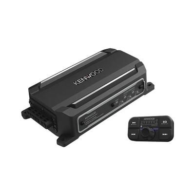 Amplificador de audio de 4 canales con control remoto y con conexión Bluetooth de 600 W de salida máxima 