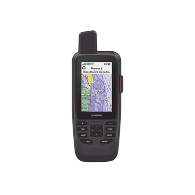 [10-02236-02] GPS portátil GPSMAP 86sci con mapa BlueChart® g3, comunicación satelital InReach, incluye batería interna recargable.