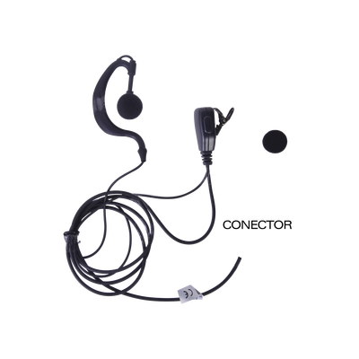 Micrófono - audífono de solapa ajustable al oído para NXPOC-130 