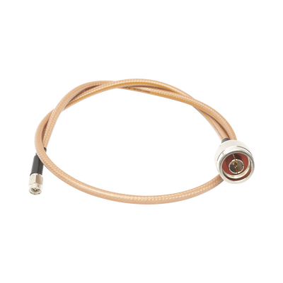 [SN142KSMA60] Jumper con Cable LP142 de 60 cm, con Conectores N Macho a SMA Macho (Hasta 8 GHz).