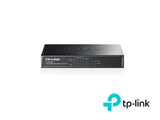 Switch poe+ 8giga/4poe no-administrable tp-link tl-sg1008p 53w