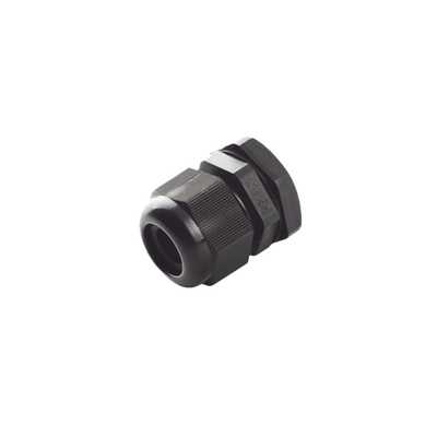 Conector Plástico Negro Tipo Glándula, para Cable de 6 a 12 mm de Diámetro.