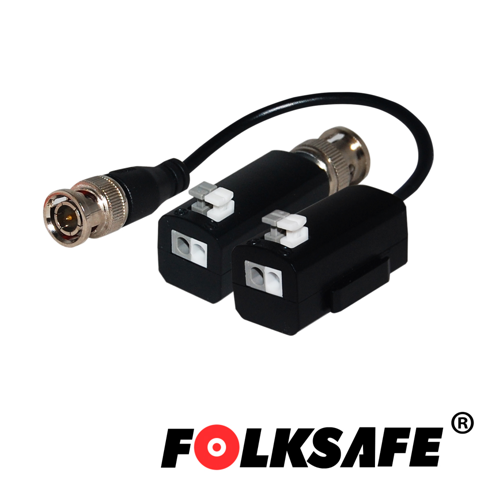 [FS-HDP4101C] Transceptor hd folksafe fs-hdp4101c transmisor/receptor de video pasivo 1ch tipo push-in, distancia máxima de 320mts de cableado para video ahd 1.3mp, 180mts 5mp ahd, compatible con todas las marcas de cámaras con formato hd-tvi / cvi / ahd / cvbs. 720p / 960p / 1080p / 3mp / 4mp / 5mp / 4k(consultar tabla de distancia de transmisión). cuenta con protección de descargas de 2kv en entrada/salida de video.