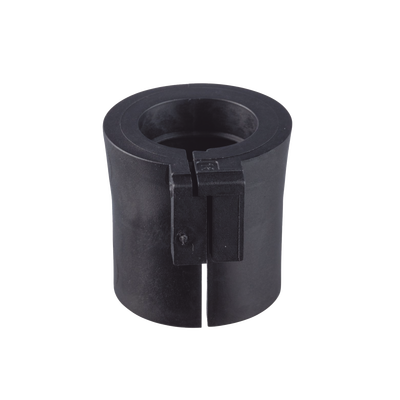 Pasacable de Entrada Sencilla y Pequeña 0.63"-0.67", para Cables Terminados, Color Negro. Paquete de 4 Piezas