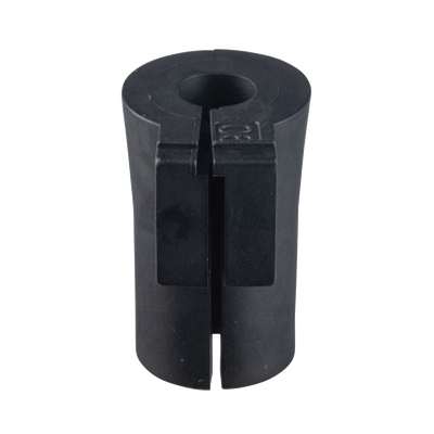 Pasacable Grommet de Entrada de Cable Terminado, Sencillo y Pequeño, 0.24"-0.28", Color Negro. Paquete de 12 Piezas