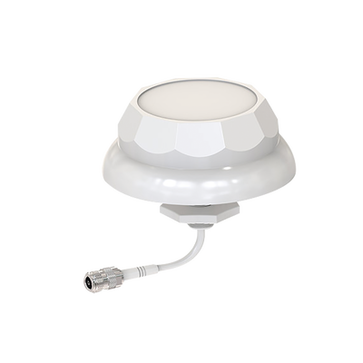 Antena tipo domo, frecuencia (2.4 GHz) , ganancia de 3 dBi, conector N-hembra, perfecto para oficina o edificio 