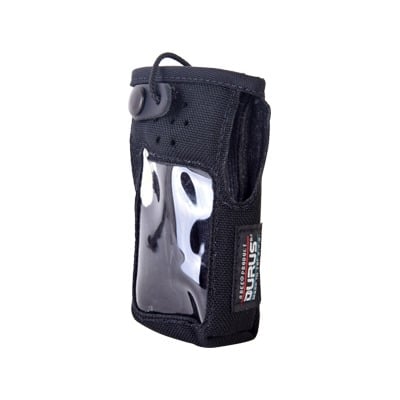 [3112-BC] Funda reforzada de Nylon, clip metálico en cinto, correa de broche y visor frontal / IC-F1000T/09 o IC-F2000T/09.