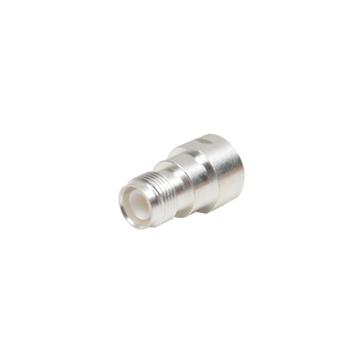 [PT-4000-136] Adaptador UNIDAPT Hembra a TNC Hembra Inverso. Plata / Oro / Teflón.