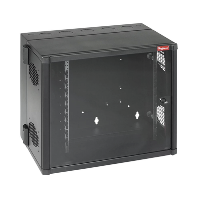 [EWMW242825] Gabinete AccessPlus de Montaje en Pared de 19in, Rieles Numerados y Roscados #10-32, Puerta con Ventana de Seguridad, 700 mm de Ancho, 637 mm de Profundidad, 12 UR, Color Negro