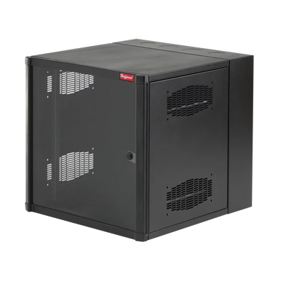 [EWMW362430] Gabinete AccessPlus de Montaje en Pared de 19in, Rieles Numerados y Roscados #10-32, Puerta con Ventana de Seguridad, 600 mm de Ancho, 762 mm de Profundidad, 19 UR, Color Negro