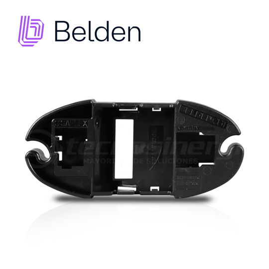 Base de terminado belden ax101852 para conectores jack keyconnect y mdvo cat5e cat6+ y cat6a