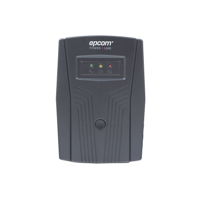 [EPU600L] UPS de 600VA/360W / Topología Línea Interactiva / Entrada y Salida 120 Vca / Clavija NEMA 5-15P / 4 Tomas NEMA 5-15R/ Sin Protector RJ11 ni RJ45  