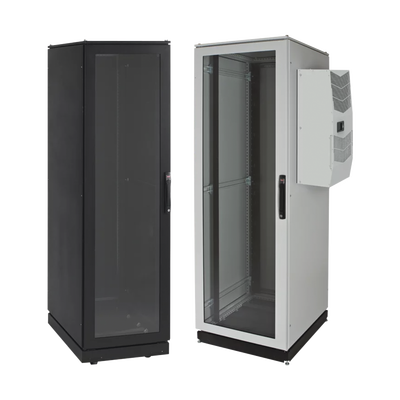 [PSC20610BAC2] Gabinete de Telecomunicaciones ProLine V/D, 600 mm de Ancho, 1000 mm de Profundidad, Compatible Con Aire Acondicionado Tipo G52, 42 UR, Color Negro