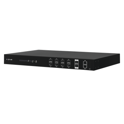 UFiber GPON OLT, Terminal de línea óptica hasta 1024 ONUs concurrentes, con 8 puertos SFP GPON + 2 puertos SFP+ 10 G 