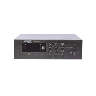 [SF-B240] Mini Amplificador de Audio Mezclador | 240W RMS | Sistema 70/100V | MP3 | Tuner | Bluetooth | Musica ambiental y Voceo