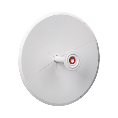 Antena direccional para C5x, Doble polaridad 45 ° y 90 °, 4.9 - 6.5 GHz, 2 ft, Ganancia de 30 dBi, Montaje incluido  