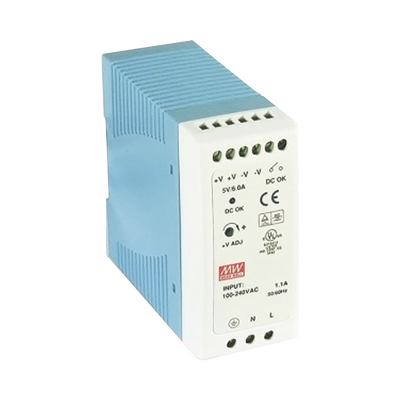[MDR-40-12] Fuente de poder Industrial Riel Din 12Vcc, 40W