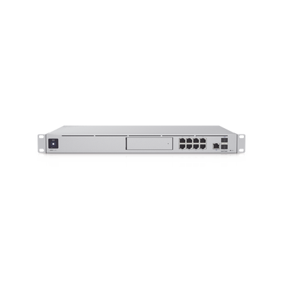 [UDM-SE] UniFi OS Console: Dream Machine Special Edition, 8 puertos LAN RJ45 con POE, 1 LAN SFP+, 1 WAN 2.5G RJ45  y 1 WAN SFP+, 128 GB de memoria interna. Todas las aplicaciones UniFi integradas
