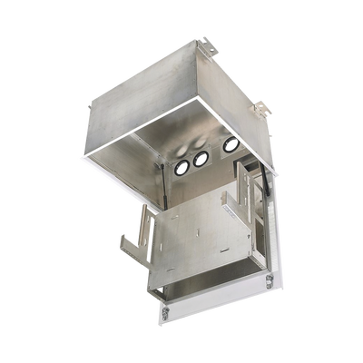 [PZICEA] Gabinete PanZone Premium, de Montaje en Techo, Con 2 UR Para Equipo Activo y 6 UR Para Paneles de Parcheo, Fabricado en Acero, Color Blanco