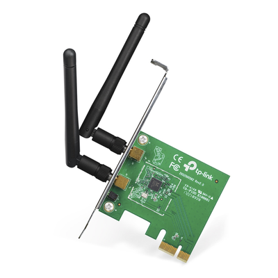 TARJETA DE RED TP-LINK TL-WN881ND PCI EXPRESS X1 INALAMBRICA WIRELESS 300MBPS 2 ANTENAS DESMONTABLES 2DBI