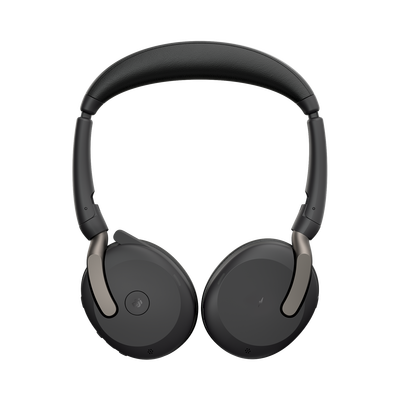 Jabra Evolve2 65 Flex, Auricular stereo versión MS, dongle USB-A con cancelación de ruido (26699-999-999) 