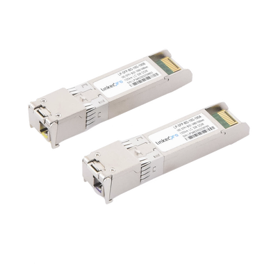 [LP-SFP-BD-10G-100] Transceptores Ópticos Bidireccionales SFP+ (Mini-Gbic) / Monomodo 1490 & 1550 nm / 10 Gbps / 10GBASE-BX / Conector LC/UPC Simplex / DDM / Hasta 100 km / 2 Piezas 