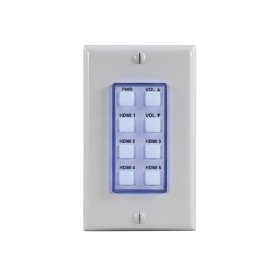  Panel de control de red de 8 botones