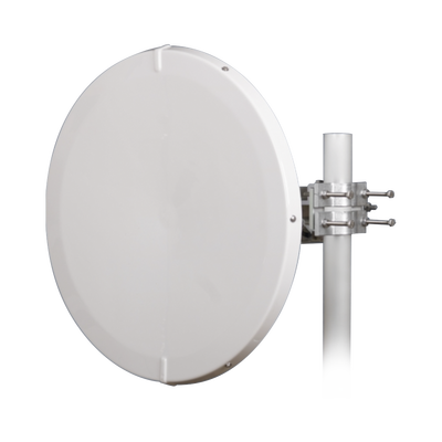 Antena Direccional de Alto Rendimiento / 31 dBi / 2 ft / 5.9-7 GHz / Conectores RP-SMA / Alto Aislamiento al Ruido / Fácil Montaje y herraje de acero inoxidable /  Radomo Incluido