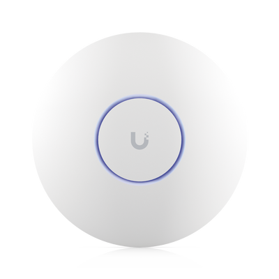 Punto de Acceso UniFi WiFi 6E Enterprise, alta densidad, hasta 600 usuarios, Mu-MIMO 4x4, bandas 2.4/5/6 Ghz, (1) puerto RJ45 2.5G (POE+ no incluido)