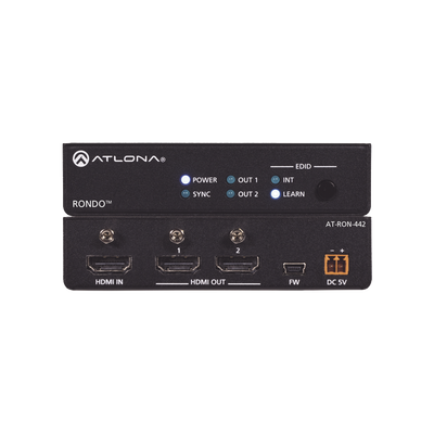 Amplificador de distribución HDMI de dos salidas / Distribución 4K HDR 