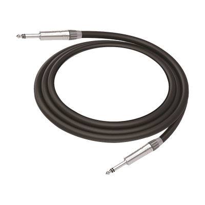 [CMC-PS-PS-L-5M] Cable de Audio | Plug 1/4 in a Plug 1/4 in Stereo | Carcasa Cromada | Conectores Seetronic | Longitud 5m