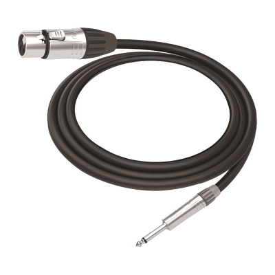 [CMC-MF3-PM-L-3M] Cable de Audio | XLR 3 Polos Hembra a Plug 1/4 in mono | Conector Seetronic Serie M SCMF3 - MP2X | Longitud 3m