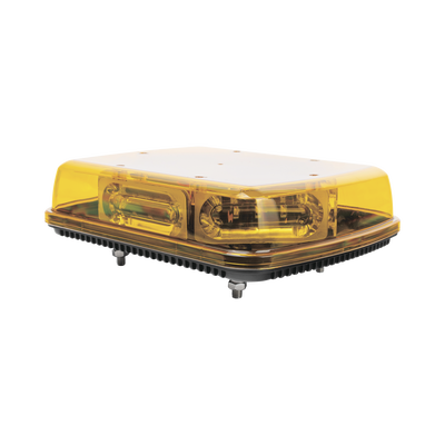 Mini Barra  con 18 Poderosos LEDs, Color Ámbar Con Montaje Fijo de Tornillos