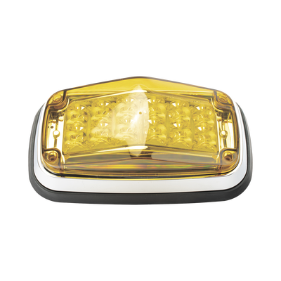 Luz de advertencia 8 X 4", Color Ámbar, IP67, SAE,  Ideal para Ambulancias