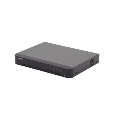DVR 4 Canales TurboHD + 2 Canales IP / 5 Megapixel Lite- 3K Lite / Acusense (Evista falsas alarmas) / Audio por Coaxitron /  Bahía de Disco Duro /  Salida de Video en Full HD 
