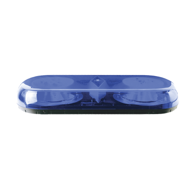 Mini barra de luces serie X606 con 18 LED, color azul y montaje permanente 