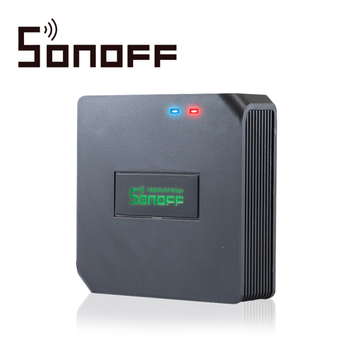 [Sonoff RF Bridge 433] Comunicador rf sonoff rfbridge433 smart inalambrico wifi para ios y android compatible con alexa/google home/nest/ifttt wifi 2.4ghz hasta 16 dispositivos rf 433 mhz soporta control remoto para interior de 433mhz (modelo remote 433 no incluido)