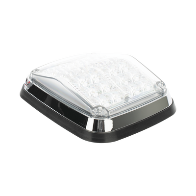 Luz de advertencia de 8 X 6", Color Claro, SAE, IP67, Ideal para Ambulancias