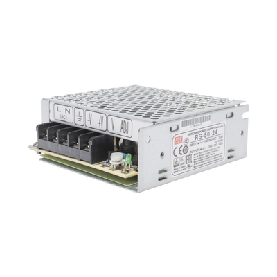 [RS-50-24] Fuente de Poder Industrial Conmutada 50W de Potencia, 24Vcc, 2.2A