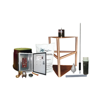[KITMASTER03T]  Kit Pararrayo con Accesorios de Instalación en Torre para Protección de 200 m de Diámetro.