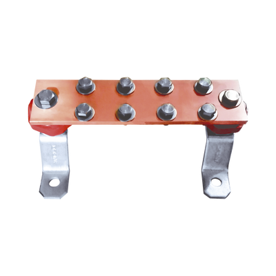 [LP-BUS-MURO] Barra de Unión con 1000 A de Capacidad. Incluye Montaje para Muro y Aisladores.