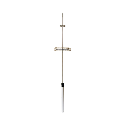 [LP-DIPOLO-ALU] Punta Pararrayo Tipo Dipolo Corona en Aluminio con Angulo de Protección de 72°