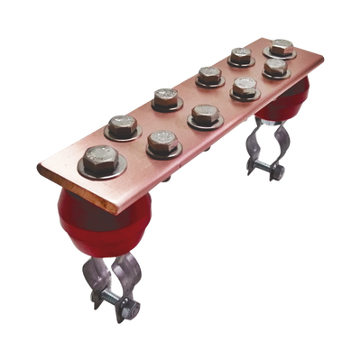 Barra de Unión con 1000 A de Capacidad. Incluye Montaje para Torre y Aisladores.