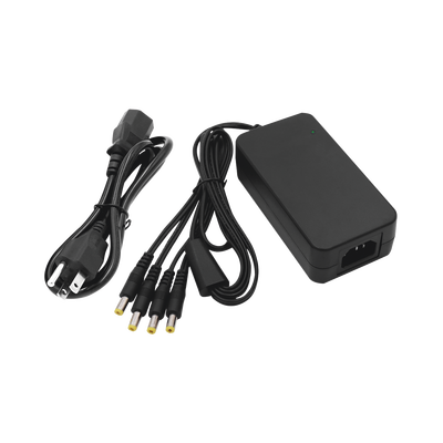 [PLK12DC4CH] Fuente de Alimentación de 4 Salidas tipo Jack Macho de 12 Vcc / 5 Amper