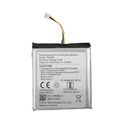 [DS-PA-BATTERY] Batería de Respaldo para Panel de Alarma Hikvision / 4520 mAh / Compatible con Paneles AX PRO - AX HUB - Hibrido Versión 1 (DS-PHA64-W4P) y Repetidor AX PRO  DS-PR1-WB 