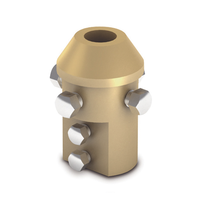 [AT-011-A] Adaptador de Punta Pararrayo PDC en Mástil 1 1/2".