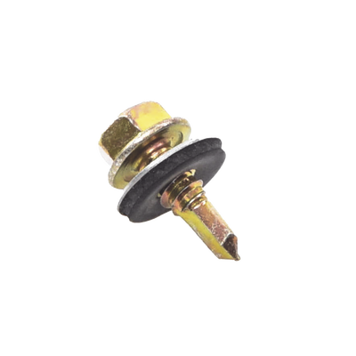 [ANC-PAS-1434]  Tornillo Punta Broca Sello Montado 6.5 X 19 mm (1/4" X 3/4") Caj.  C/100pz