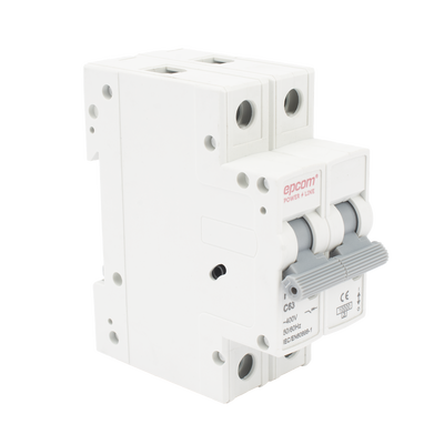 [FE7632PC63] Protección Térmica 2P, 63 A,  Corriente Alterna  400 Vca para Aplicación Fotovoltaica Montaje Riel DIN