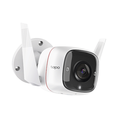 Cámara IP Wi-Fi para exterior, 3 megapixel, audio doble vía, visión nocturna, notificación Push, acepta memoria Micro SD de para grabación. 