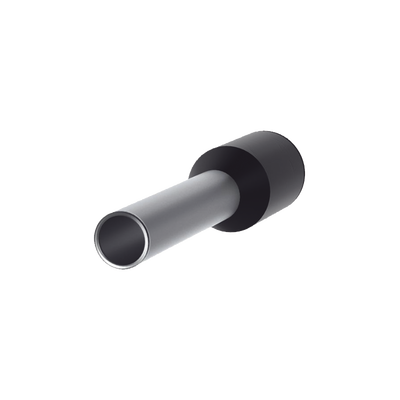 [FSD78-10-D] Ferrule Aislado Para Cables 16 AWG, PIN de 10 mm de Longitud, Mango Color Negro, Paquete de 500pz